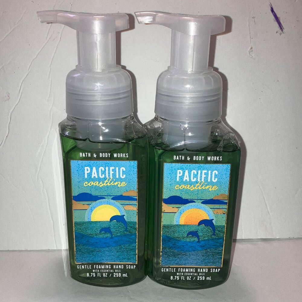 Bath & Body Works Gentle Foaming Hand Soap Pacific Coastline 2 Pack NEW